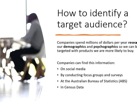 Methods for Identifying Target Audience